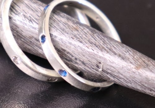 Are there any special techniques for setting stones in a sterling silver ring?