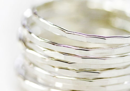 Are sterling silver rings good for stacking?